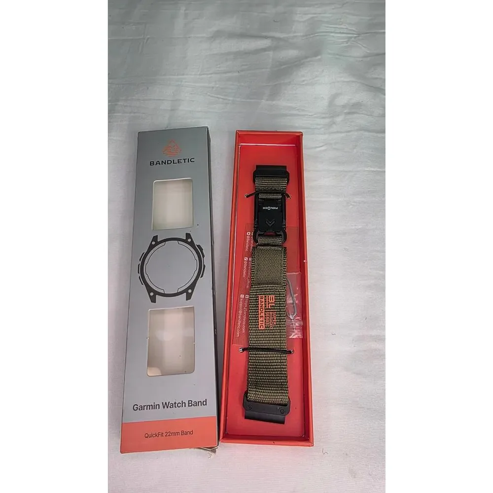 Bandletic 22mm Nylon Watch Band Magnetic Fidlock Buckle Strap Quick Fit